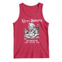 Funny Kitty Biscuits Bakery Tank Top We Knead Em You Need Em