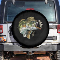 Funny Smoking Bass Fish Spare Tire Cover Bass Fishing Lover Graphic