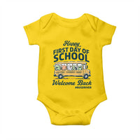 School Bus Driver Gift Baby Onesie Happy First Day Of School