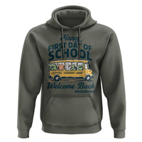 School Bus Driver Gift Hoodie Happy First Day Of School
