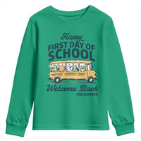 School Bus Driver Gift Youth Sweatshirt Happy First Day Of School