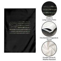 Alligator Hunting Camo American Flag Garden Flag Louisiana Bayou Hunter Gift