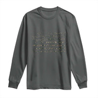 Alligator Hunting Camo American Flag Long Sleeve Shirt Louisiana Bayou Hunter Gift