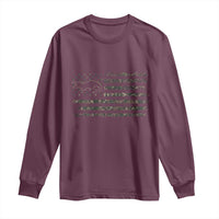 Alligator Hunting Camo American Flag Long Sleeve Shirt Louisiana Bayou Hunter Gift