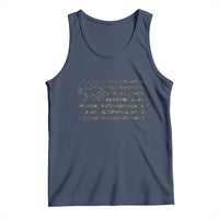 Alligator Hunting Camo American Flag Tank Top Louisiana Bayou Hunter Gift