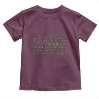 Alligator Hunting Camo American Flag Toddler T Shirt Louisiana Bayou Hunter Gift