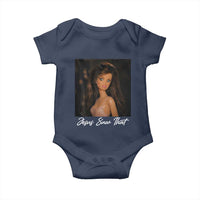 Funny Sassy Christian Doll Face Meme Baby Onesie Jesus Saw That