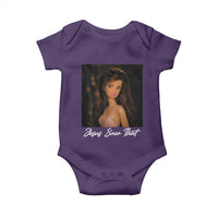 Funny Sassy Christian Doll Face Meme Baby Onesie Jesus Saw That