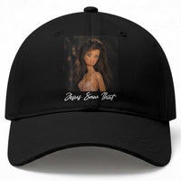 Funny Sassy Christian Doll Face Meme Baseball Cap Jesus Saw That