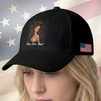 Funny Sassy Christian Doll Face Meme Baseball Cap Jesus Saw That