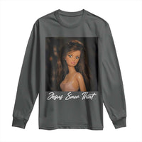 Funny Sassy Christian Doll Face Meme Long Sleeve Shirt Jesus Saw That