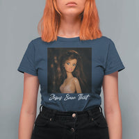 Funny Sassy Christian Doll Face Meme T Shirt For Women Jesus Saw That