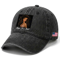Funny Sassy Christian Doll Face Meme Washed Cotton Baseball Cap Jesus Saw That