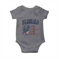 Funny Political Satire Dog Owner Gift Baby Onesie My Dog Is A Democrat