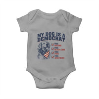 Funny Political Satire Dog Owner Gift Baby Onesie My Dog Is A Democrat
