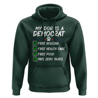 My Dog Is A Democrat Hoodie Funny Political Satire Graphic