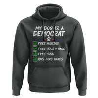 My Dog Is A Democrat Hoodie Funny Political Satire Graphic