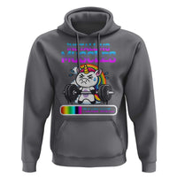 Installing Muscles Please Wait Hoodie Cute Unicorn Gym Workout Gift - Wonder Print Shop