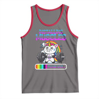 Installing Muscles Please Wait Tank Top Cute Unicorn Gym Workout Gift - Wonder Print Shop