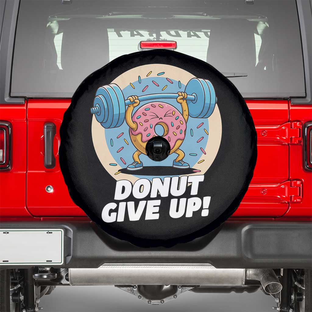 Donut Give Up Spare Tire Cover Funny Gym Workout Donut Lover Gift - Wonder Print Shop