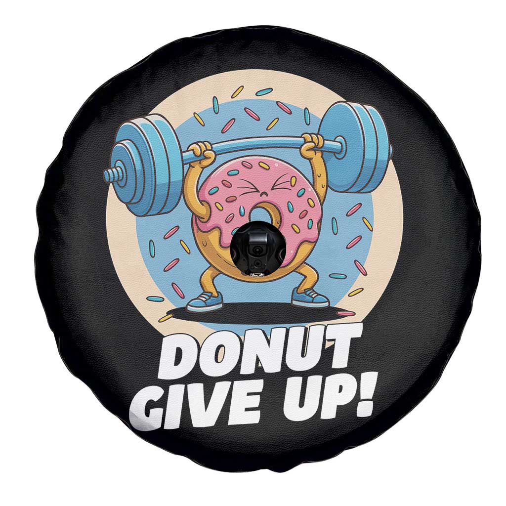Donut Give Up Spare Tire Cover Funny Gym Workout Donut Lover Gift - Wonder Print Shop