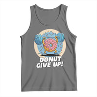 Donut Give Up Tank Top Funny Gym Workout Donut Lover Gift - Wonder Print Shop