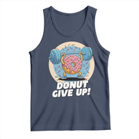 Donut Give Up Tank Top Funny Gym Workout Donut Lover Gift - Wonder Print Shop