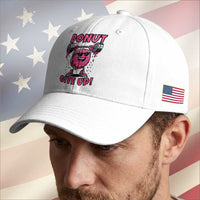 Donut Give Up Baseball Cap Fitness Motivation For Donut Lovers