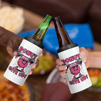 Donut Give Up 4 in 1 Can Cooler Tumbler Fitness Motivation For Donut Lovers