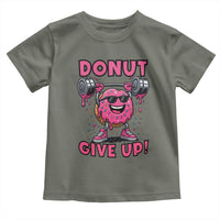 Donut Give Up Toddler T Shirt Fitness Motivation For Donut Lovers - Wonder Print Shop