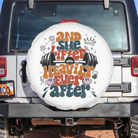 And She Lifted Heavily Ever After Spare Tire Cover Funny Gym Workout Gift - Wonder Print Shop