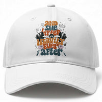 And She Lifted Heavily Ever After Baseball Cap Funny Gym Workout Gift