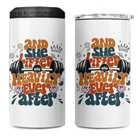 And She Lifted Heavily Ever After 4 in 1 Can Cooler Tumbler Funny Gym Workout Gift