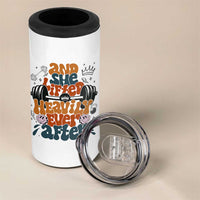 And She Lifted Heavily Ever After 4 in 1 Can Cooler Tumbler Funny Gym Workout Gift