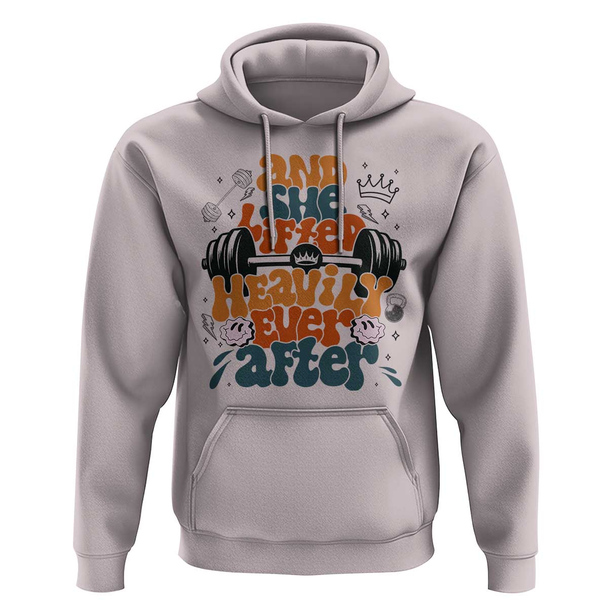 And She Lifted Heavily Ever After Hoodie Funny Gym Workout Gift - Wonder Print Shop