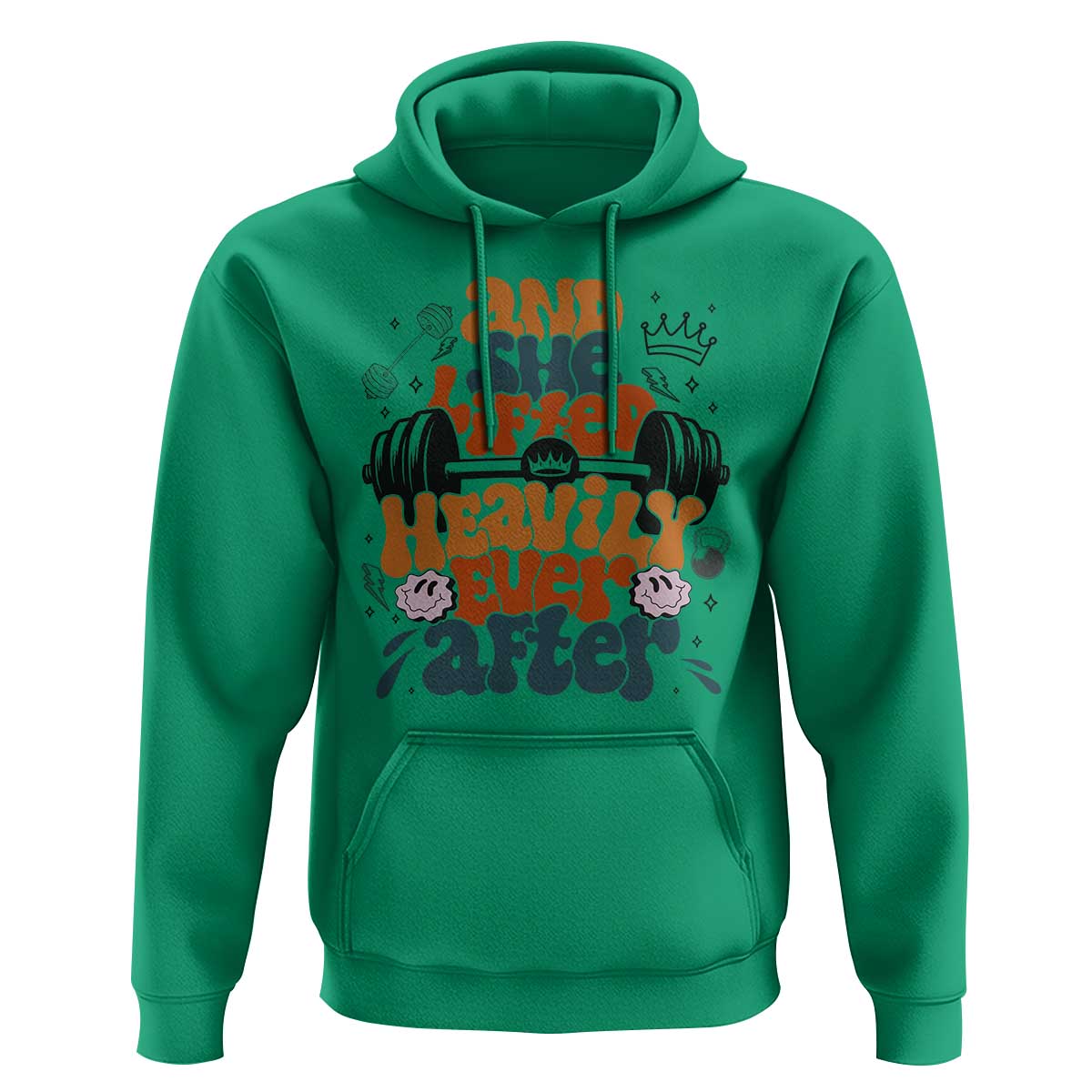 And She Lifted Heavily Ever After Hoodie Funny Gym Workout Gift - Wonder Print Shop