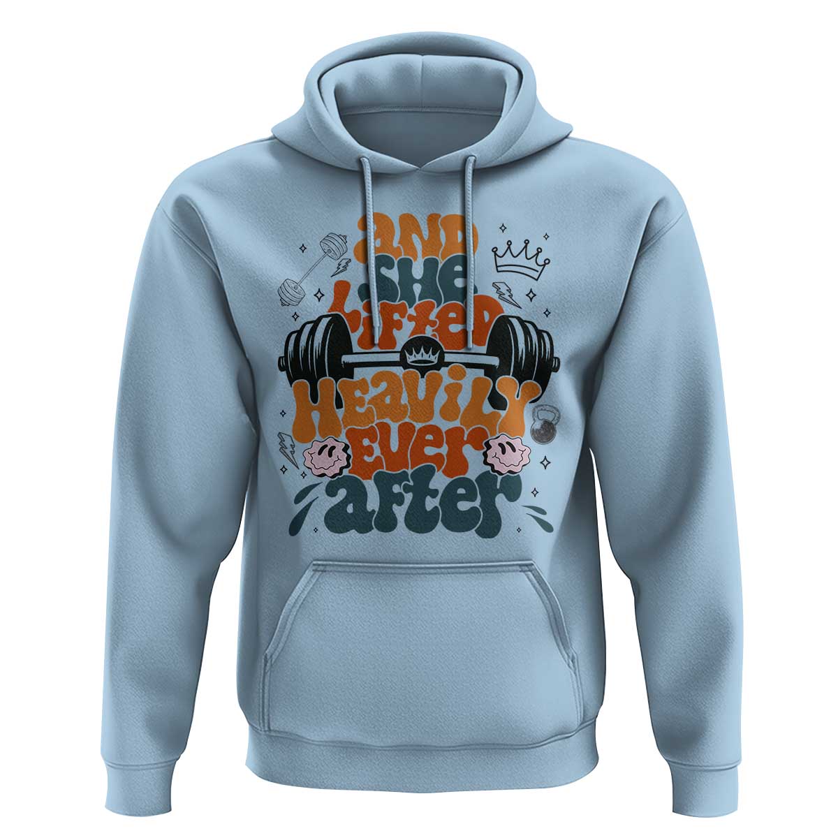 And She Lifted Heavily Ever After Hoodie Funny Gym Workout Gift - Wonder Print Shop