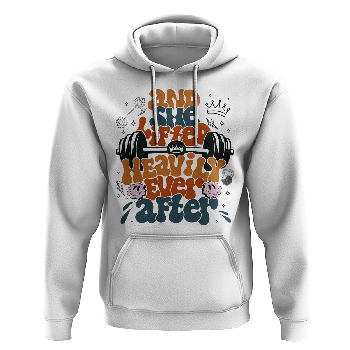 And She Lifted Heavily Ever After Hoodie Funny Gym Workout Gift - Wonder Print Shop