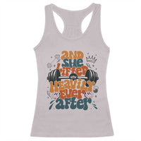 And She Lifted Heavily Ever After Racerback Tank Top Funny Gym Workout Gift - Wonder Print Shop