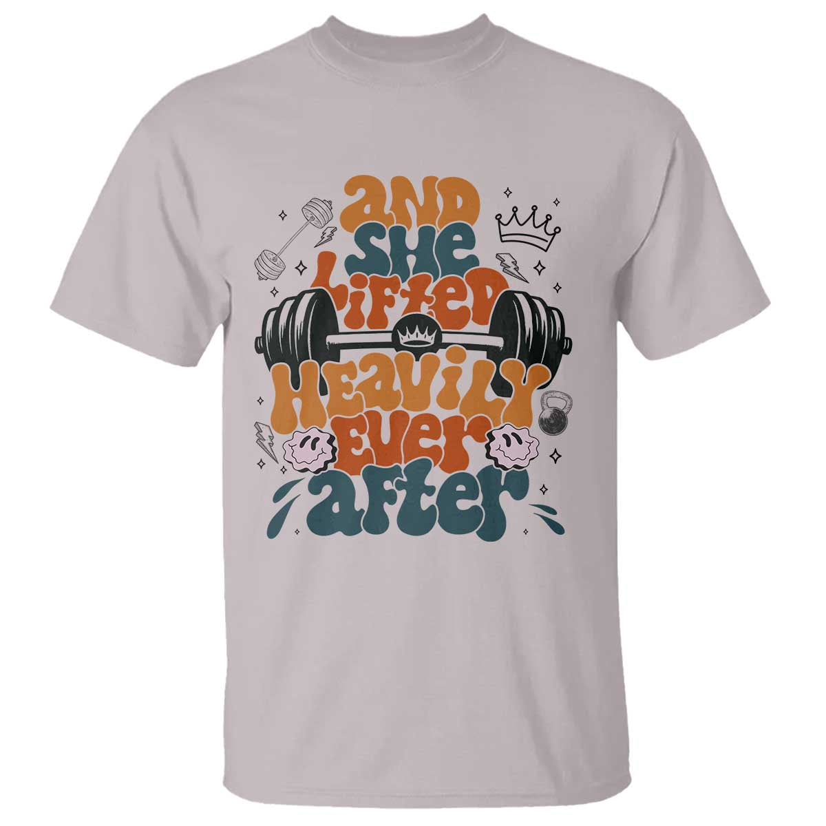 And She Lifted Heavily Ever After T Shirt Funny Gym Workout Gift - Wonder Print Shop