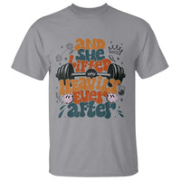 And She Lifted Heavily Ever After T Shirt Funny Gym Workout Gift - Wonder Print Shop