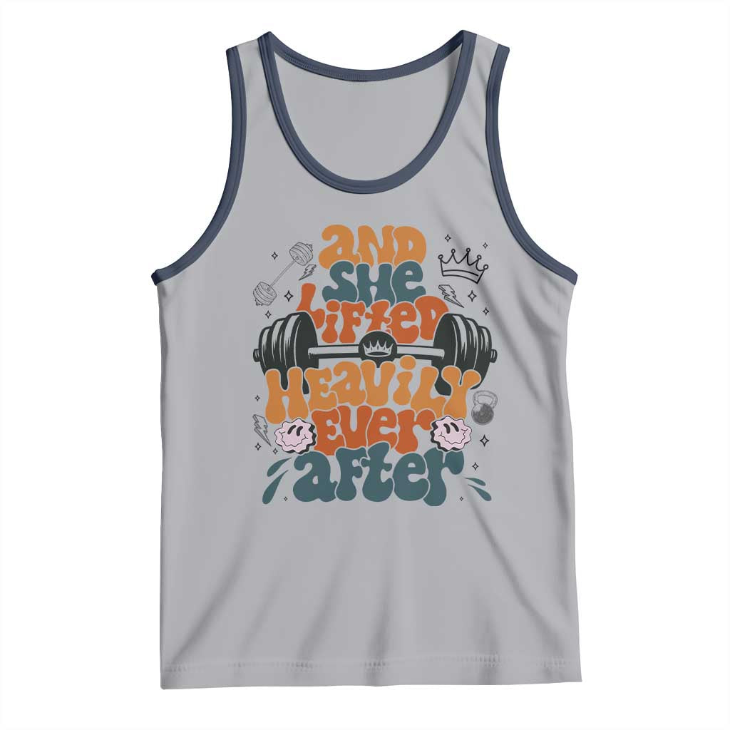 And She Lifted Heavily Ever After Tank Top Funny Gym Workout Gift - Wonder Print Shop