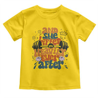And She Lifted Heavily Ever After Toddler T Shirt Funny Gym Workout Gift - Wonder Print Shop
