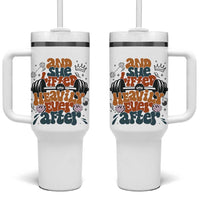 And She Lifted Heavily Ever After Tumbler With Handle Funny Gym Workout Gift