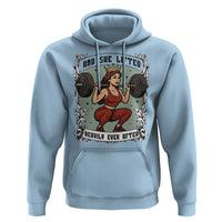 And She Lifted Heavily Ever After Hoodie Women Weightlifting Humor Gift - Wonder Print Shop