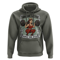 And She Lifted Heavily Ever After Hoodie Women Weightlifting Humor Gift - Wonder Print Shop