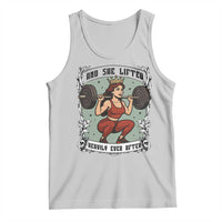And She Lifted Heavily Ever After Tank Top Women Weightlifting Humor Gift - Wonder Print Shop