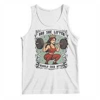 And She Lifted Heavily Ever After Tank Top Women Weightlifting Humor Gift - Wonder Print Shop