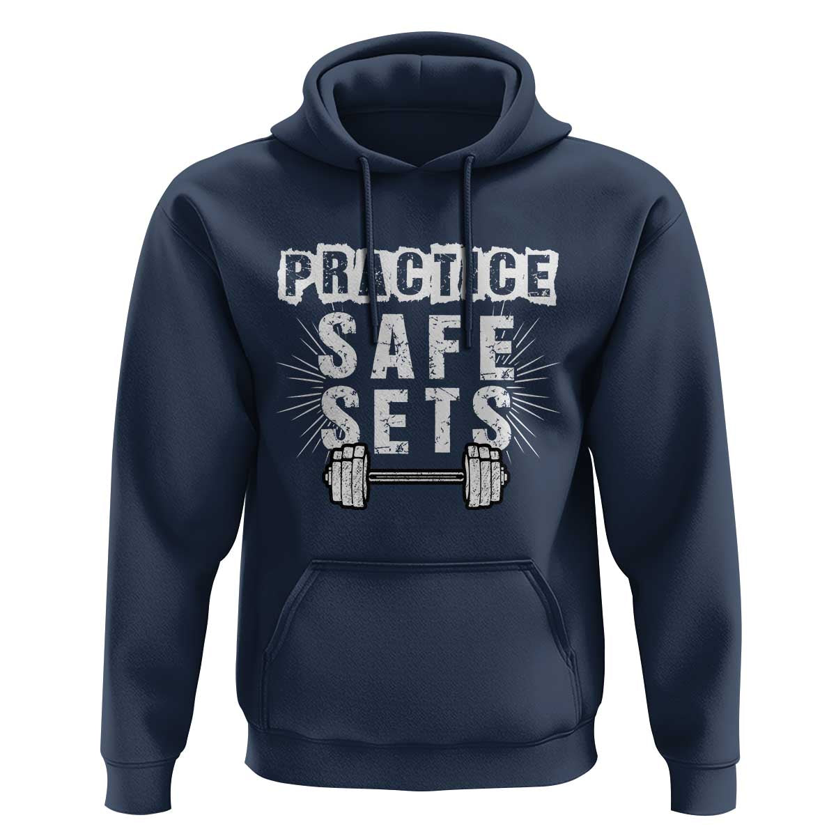 Practice Safe Sets Hoodie Funny Gym Workout Gift - Wonder Print Shop