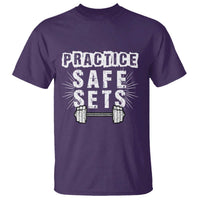 Practice Safe Sets T Shirt Funny Gym Workout Gift - Wonder Print Shop